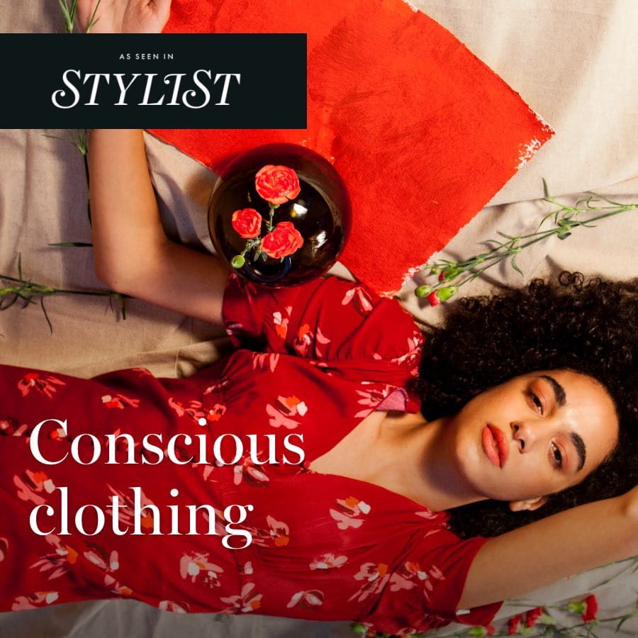 As seen in Stylist - shop our sustainable dresses
