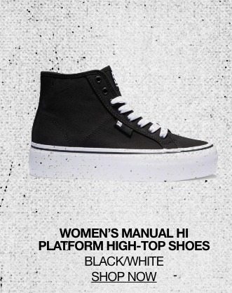 Manual Hi Platform in Black/White [Shop Now]