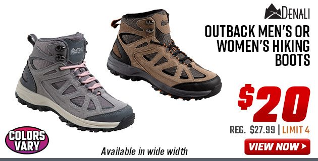 Denali Outback Men's or Women's Hiking Boots