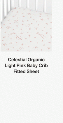 Celestial Organic Baby Crib Fitted Sheet