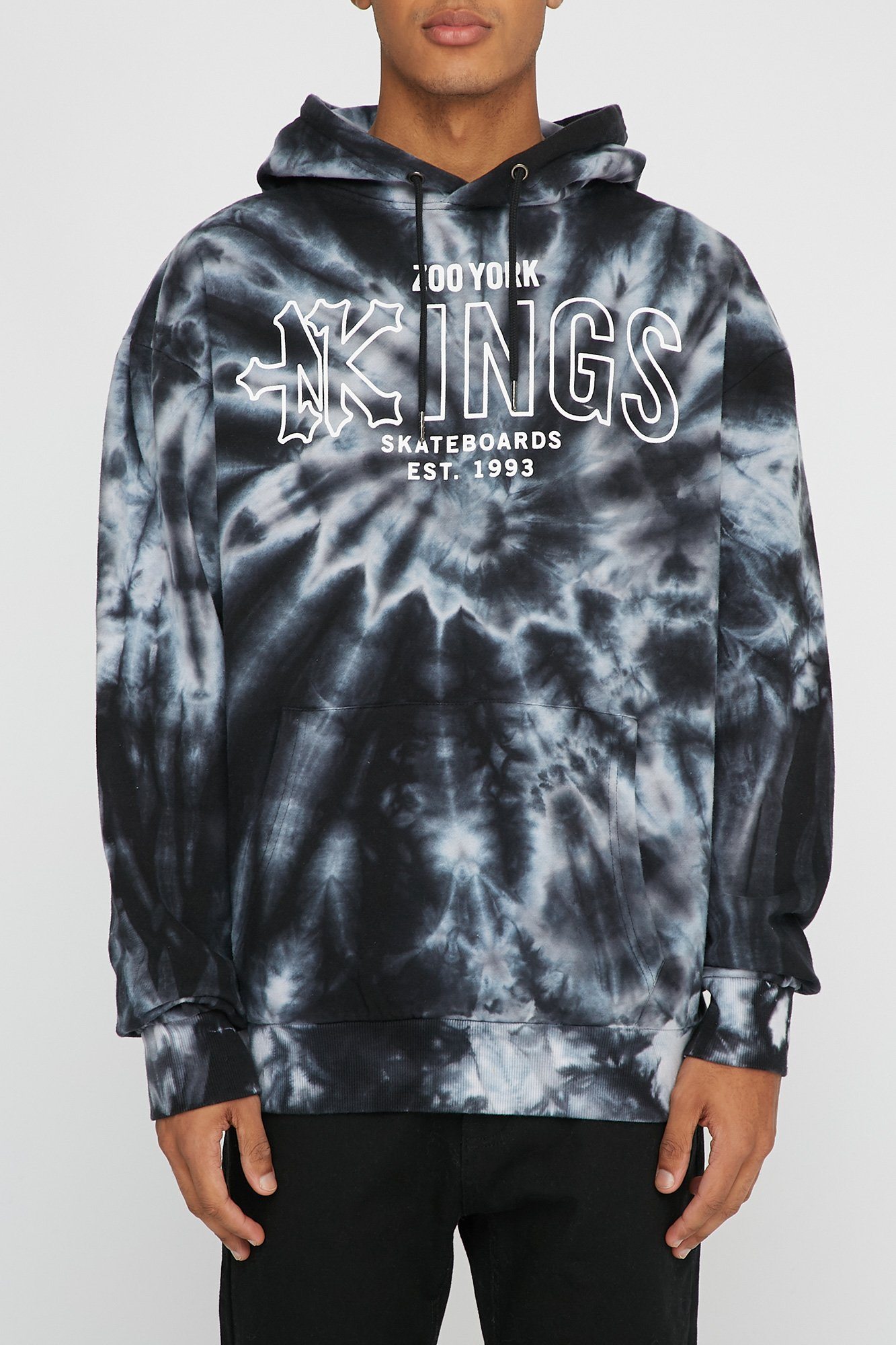 Image of Zoo York Mens Tie Dye Popover Hoodie