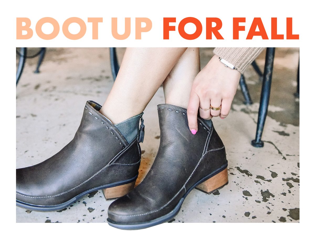 BOOT UP FOR FALL