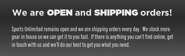 We are OPEN and SHIPPING orders!