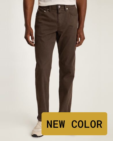 Italian Brushed 5-Pocket Pant