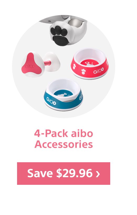 4-Pack aibo Accessories | Save 29.96