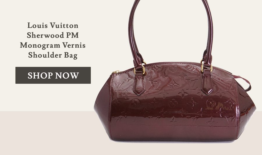 Louis Vuitton Sherwood PM Monogram Vernis Shoulder Bag 