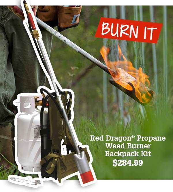 Burn It Red Dragon® Propane Weed Burner Backpack Kit $284.99