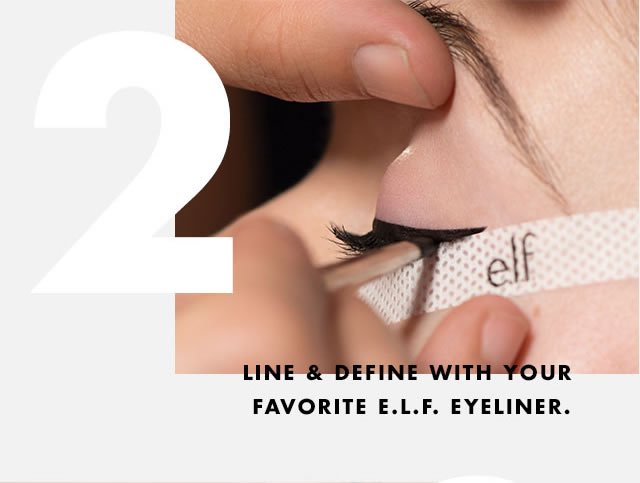 2. Line & Define With Your Favorite e.l.f. Eyeliner.