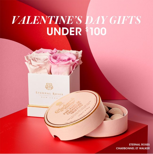 VALENTINE'S DAY GIFTS UNDER $100