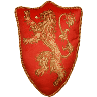 Game of Thrones House Lannister Sigil Throw Pillow