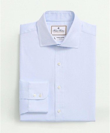 Brooks Brothers X Thomas Mason® Cotton Pinpoint Oxford English Collar Dress Shirt