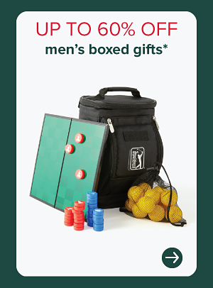 Up to 60% off men's boxed gifts.