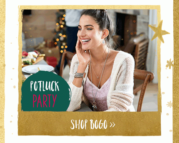 Potluck party. Shop BOGO.