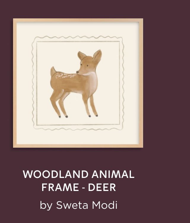 Woodland Animal Frame - Deer