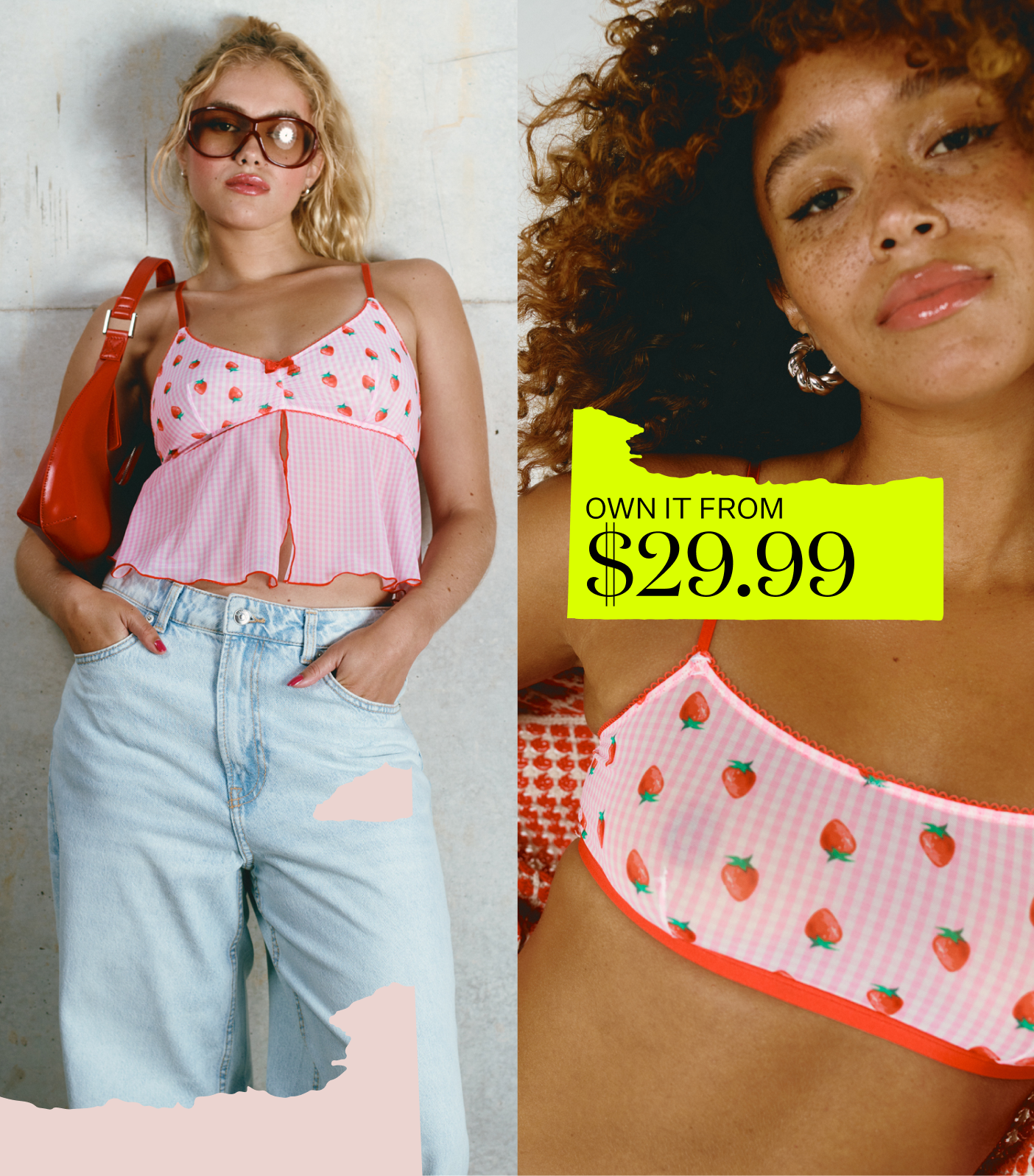 Berry Cute Cami & Bralette