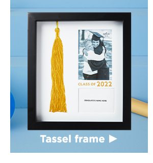 Shop the tassel frame.