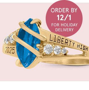 Ladies Seaswirl Class Ring