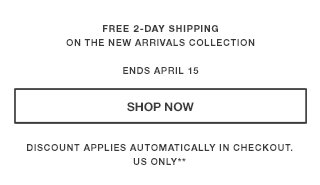 Tertiary - Free Shipping On New Arrivals