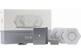 Three (3) Luma Home Wireless-AC Dual-Band Mesh Wi-Fi Router (Works with Alexa, Free Parental Controls)