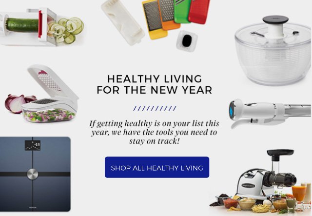 Healthy living for the new year | if getting healthy is on your list this year, we have the tools you need to stay on track! | shop all healthy living