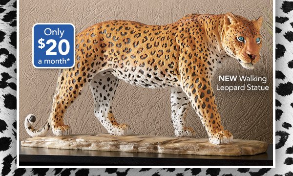 NEW Walking Leopard Statue Only $20 a month*