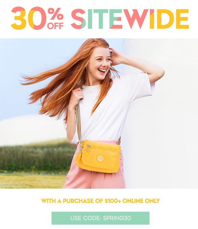 30% off sitewide with a purchase of $100+ online only. USE CODE: SPRING30