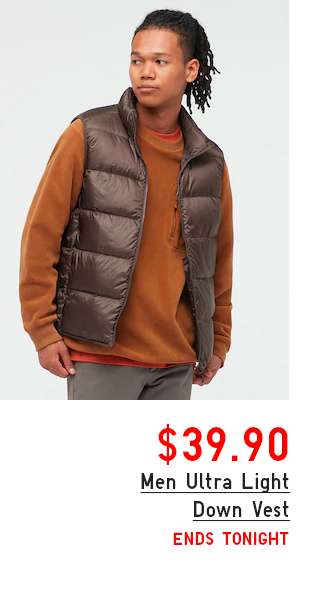 MEN ULTRA LIGHT DOWN VEST