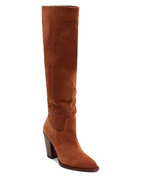 Dolce Vita Womens Kylar Suede Over-the-Knee Slouch Boots