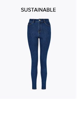IRIS SKINNY JEANS WITH ORGANIC COTTON AND RECYCLED POLYESTER