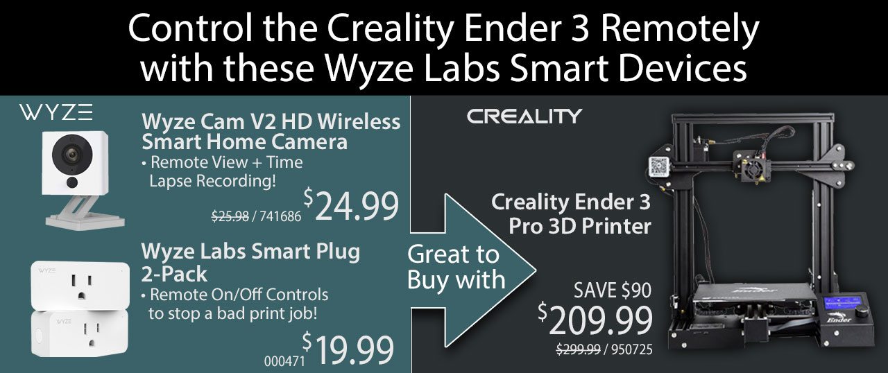 Control the Creality Ender 3 Remotely with these Wyze Labs Smart Devices