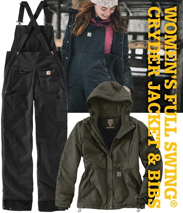 Carhartt Women's Full Swing Cryder Jacket and Bibs