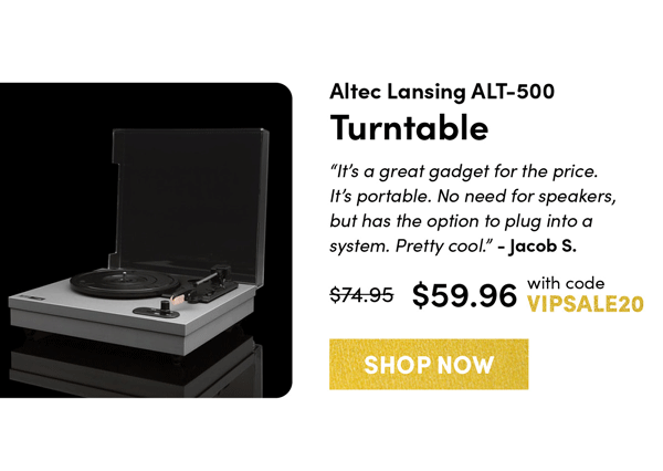 Altec Lansing Turntable | Shop Now