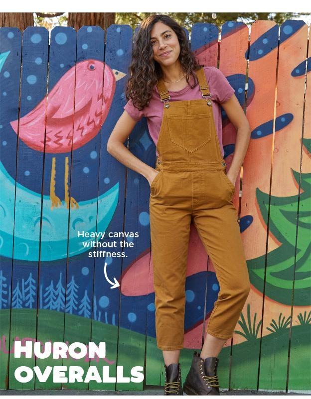 Huron Overall in Husk Color