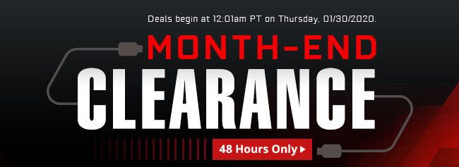 Month-End Clearance