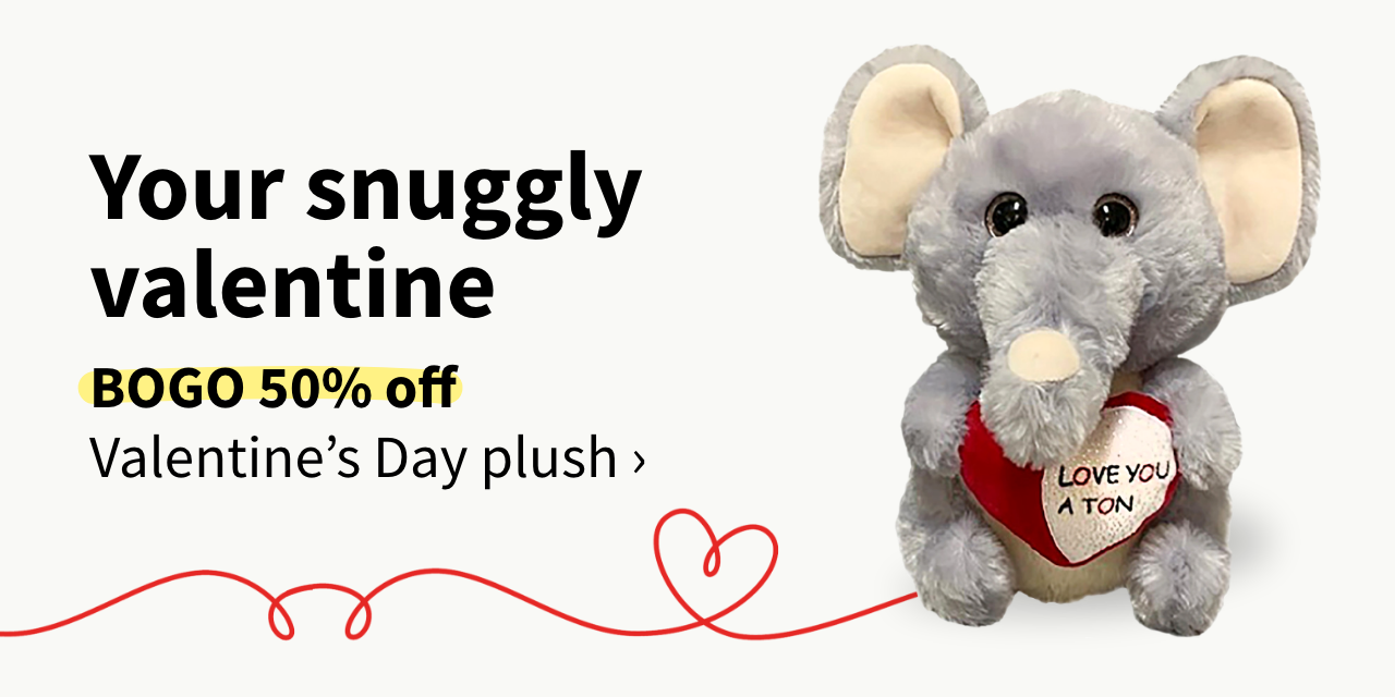 BOGO50 Valentine’s Day Plush