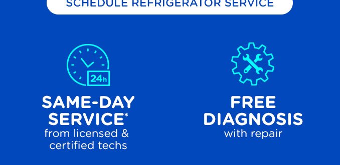 Same Day Service from licensed & certified techs - Free diagnosis with repair