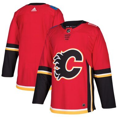 adidas Calgary Flames Red Home Authentic Blank Jersey