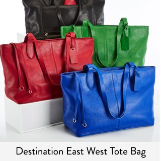 Destination East West Tote Bag