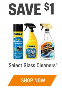 Save $1 Select Glass Cleaners - SHOP NOW