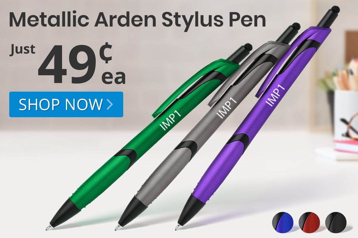 Metallic Arden Stylus Pens for only 49¢ each!