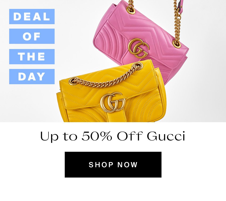 Up to 50% off Gucci