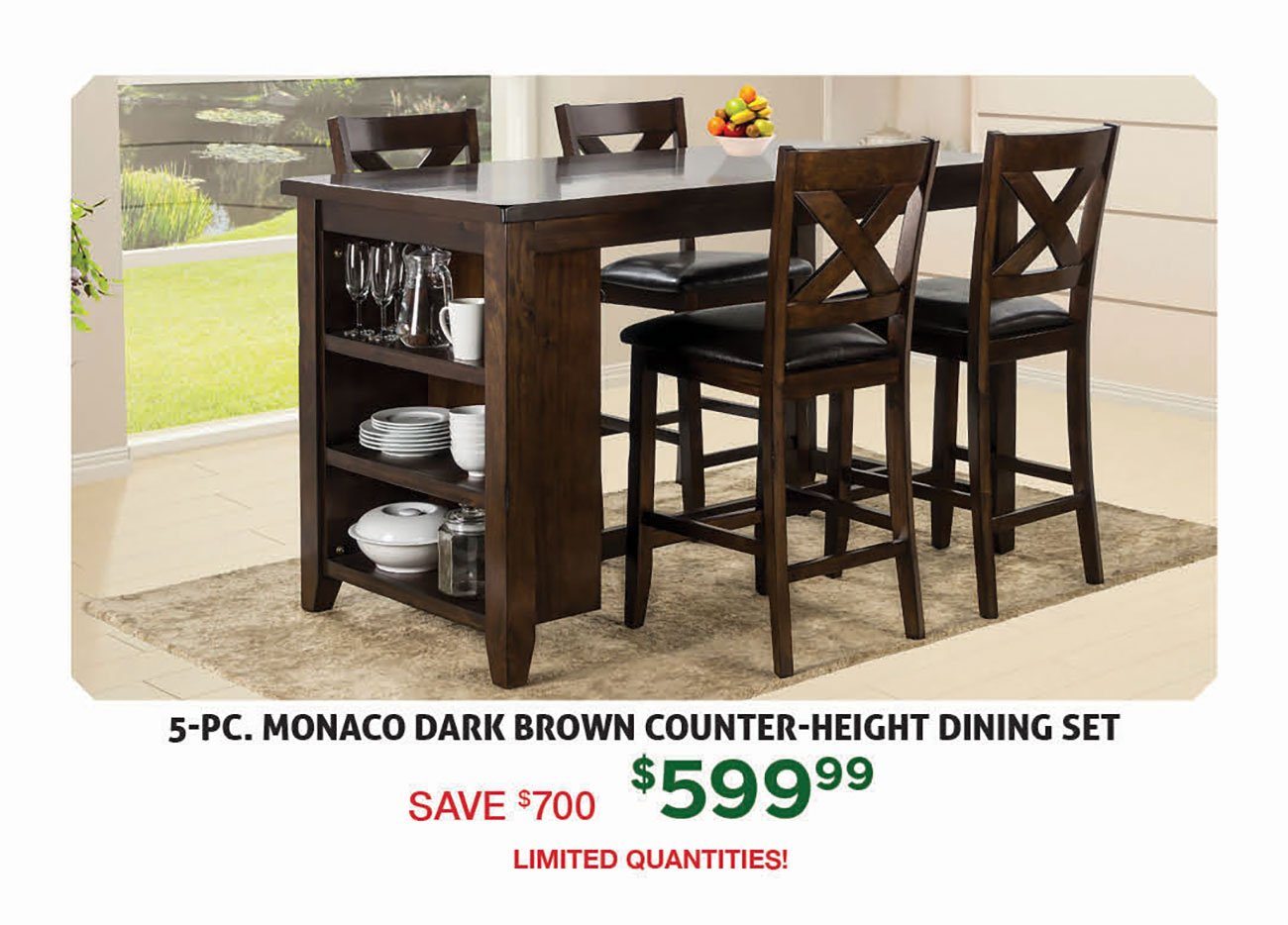 Monaco-Dark-Brown-Dining-Set