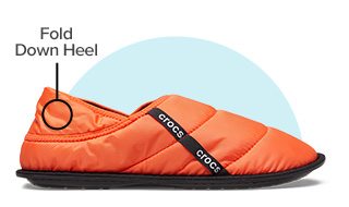 Neo Puff Slipper in Tangerine