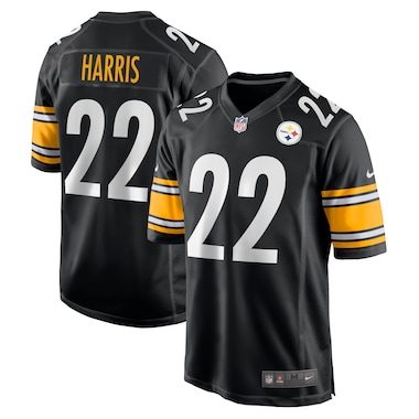 Nike Najee Harris Pittsburgh Steelers Black 2021 NFL Draft First Round Pick Game Jersey