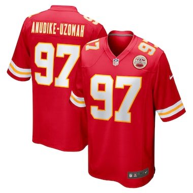 Men's Nike Felix Anudike-Uzomah Red Kansas City Chiefs Game Jersey