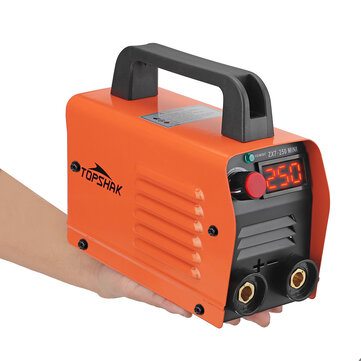 Topshak ZX7-250 250A 220V Mini Electric Welding Machine Portable Digital Display MMA ARC DC Inverter Plastic Welder Weld Equipment