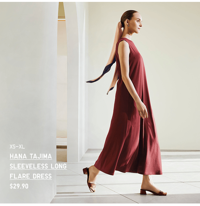 PDP5 - HANA TAJIMA SLEEVLESS LONG FLARE DRESS