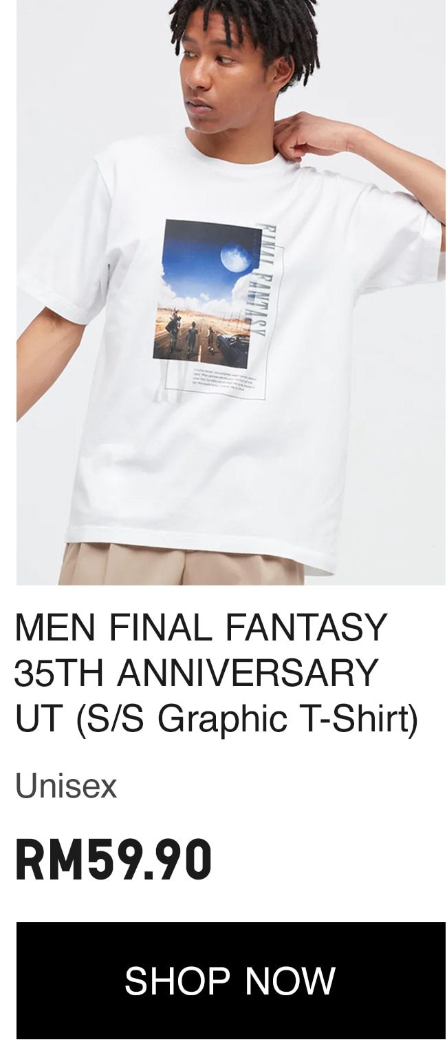 MEN FINAL FANTASY 35TH ANNIVERSARY UT