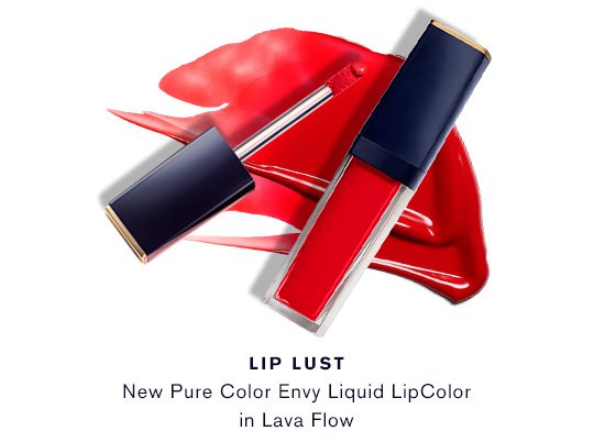 Lip Lust New Pure Color Envy Liquid LipColor in Lava Flow