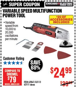 Variable Speed Oscillating Multi-Tool